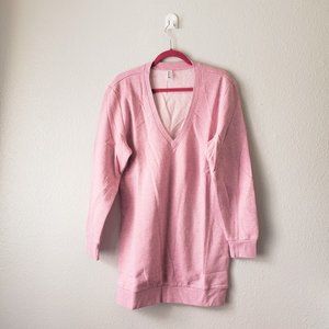 American Apparel Mock twist V dress size L NEW